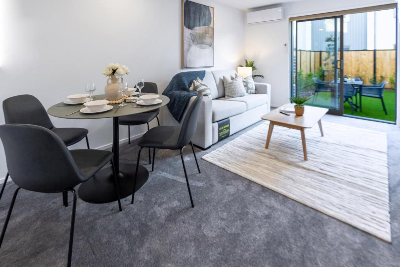 Urban Park Escape 2 Bed 2 Bath W/Carpark Lägenhet Christchurch Exteriör bild
